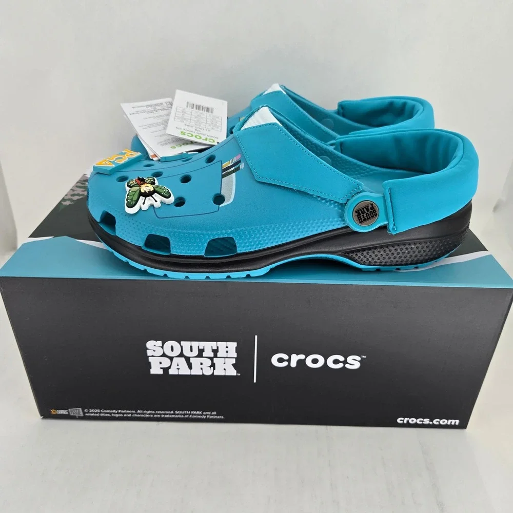 Crocs South Park Randy Marsh Classic Clog Blue Multi Mens 8  display picture 2